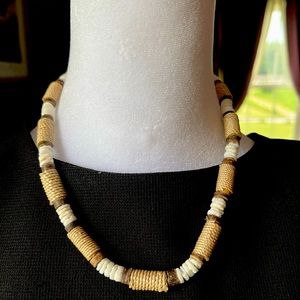 Seashell choker necklace